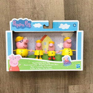 Peppa pig toy set rainy day for boys or girls